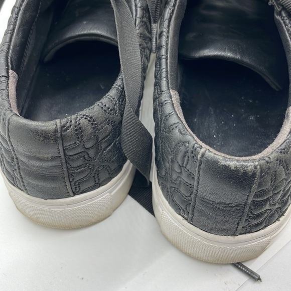 Tory Burch Perfect Black Quilted Marion Leather Sneaker Size 8.5M - Picture 11 of 11